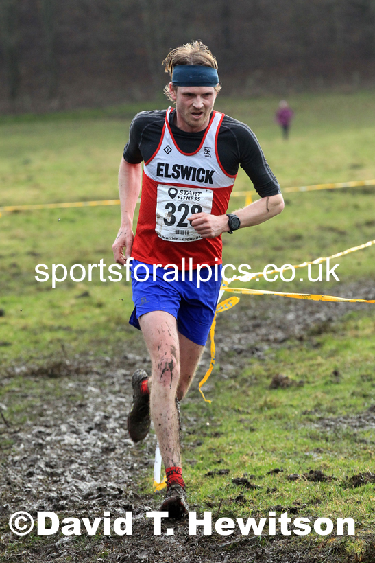 Senior mens 2022 North Eastern Harrier League, Thornley Farm, Peterlee, County Durham. Photo: David T. Hewitson/Sports for All Pics